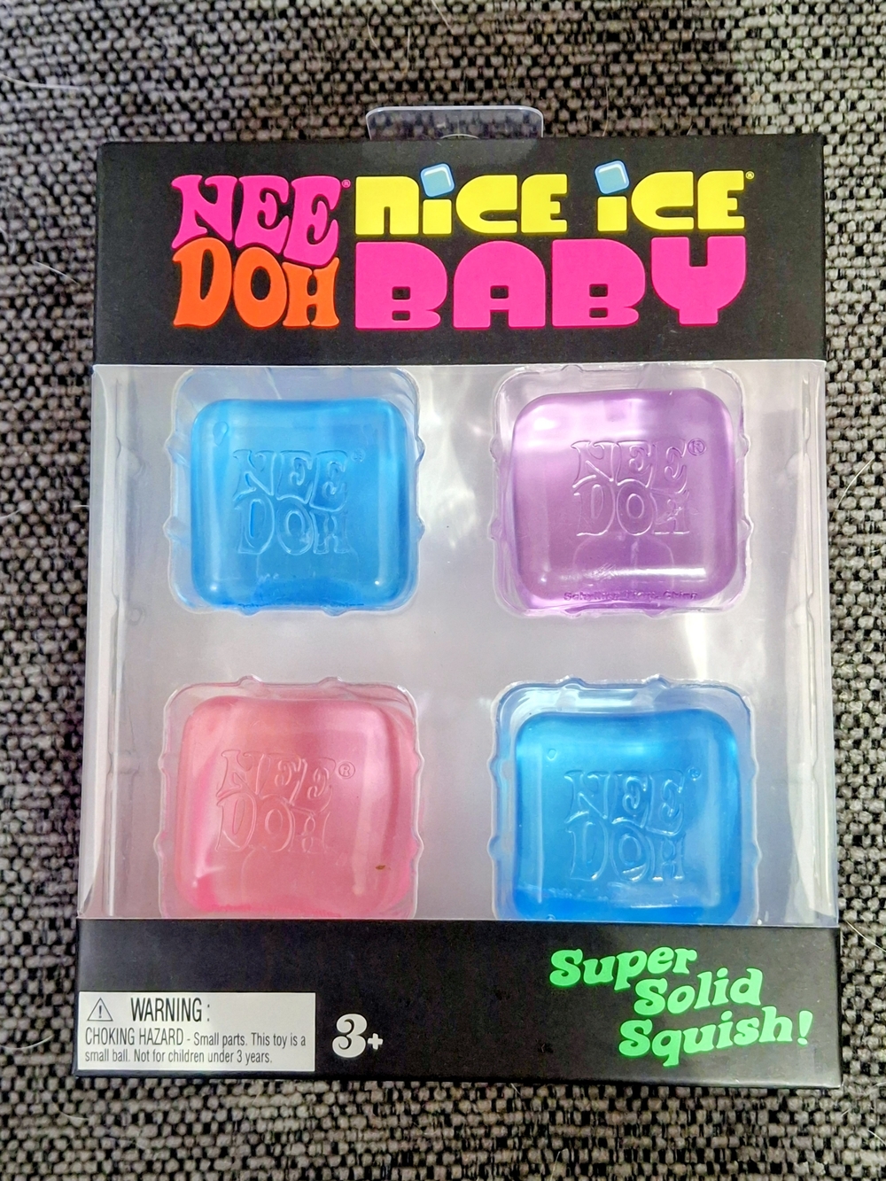 Super Solid Squish Pack - Blue, Purple & Pink